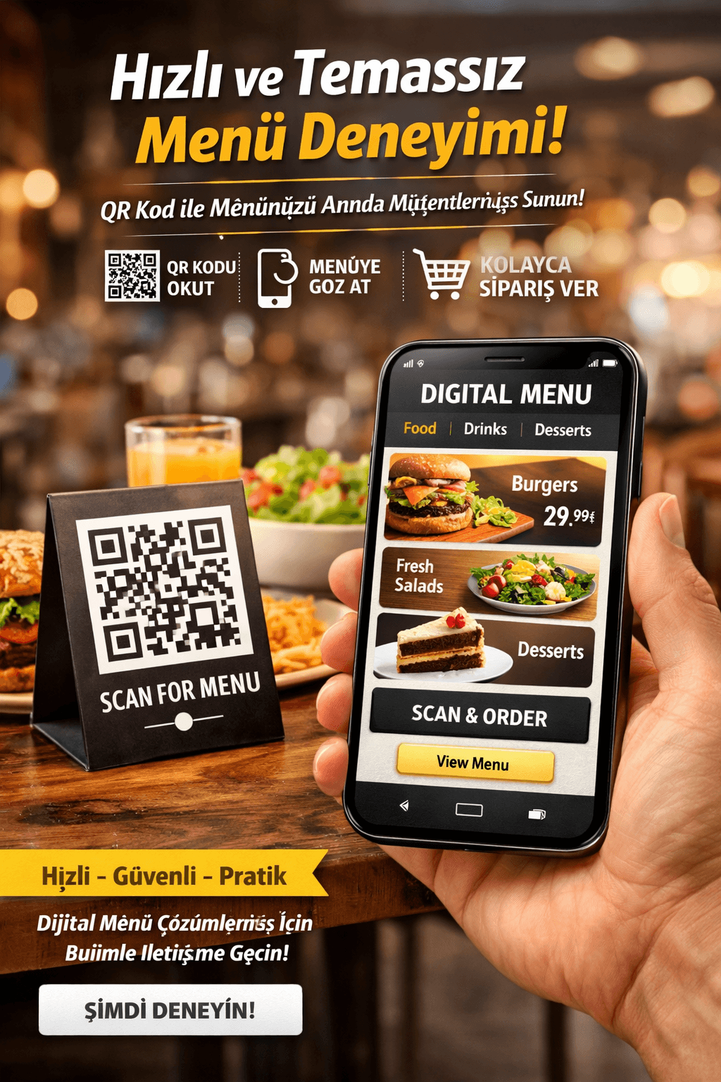 QR Kod Olan Menülerin Önemi Nedir? Restoranlar İçin Avantajları Nelerdir?